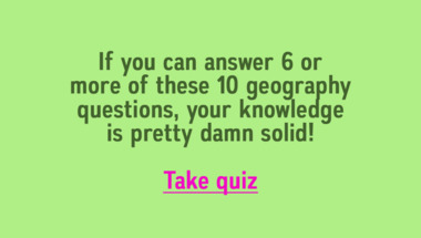 Geography Trivia Quiz