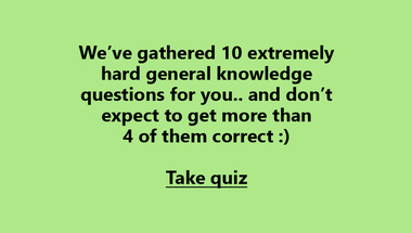 General Trivia Quiz