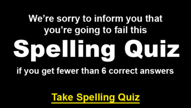 Spelling Quiz