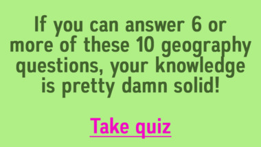 Geography Trivia Quiz