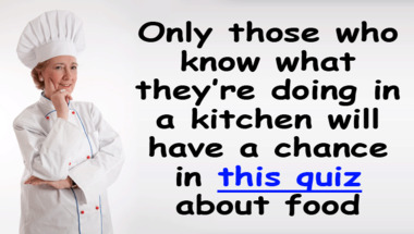 Only a chef will master this quiz