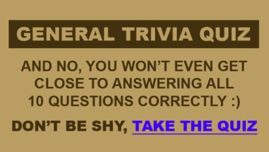 General Knowledge For Trivia Lovers