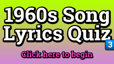 1960s Song Lyrics Quiz