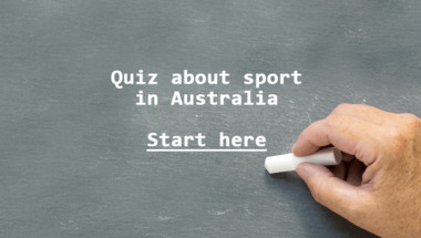 Quiz about sport in Australia