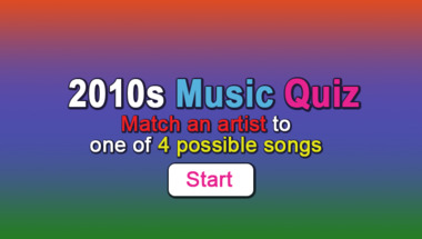 Which 2010s song did each of these artists perform?