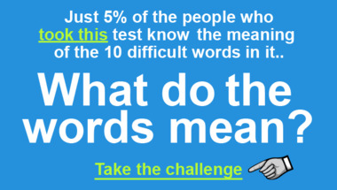 What do the words mean?