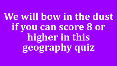 Geography Trivia Quiz