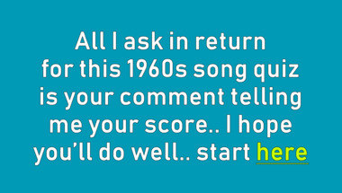 Quiz : Songs of the 1960s