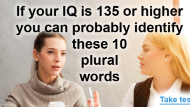 Quiz: Do you know your plurals?