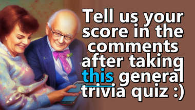 Mixed category trivia quiz