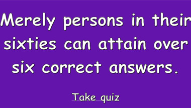 Mixed category trivia quiz