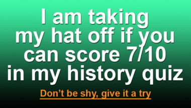 Trivia quiz in general