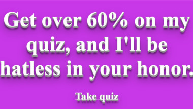 Trivia quiz suitable for all audiences