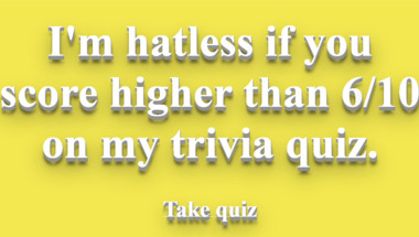 Trivia quiz suitable for all audiences