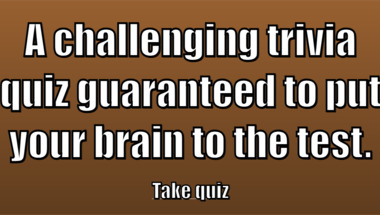 Quiz on General Trivia