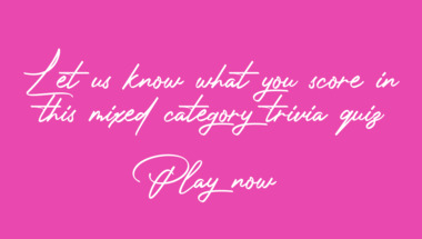 Quiz on General Trivia