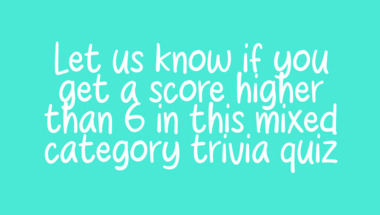 General Knowledge For Trivia Lovers