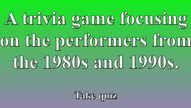Trivia Quiz: Actors from the 80s and 90s