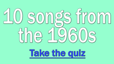 Quiz on Chill tunes from the 1960s