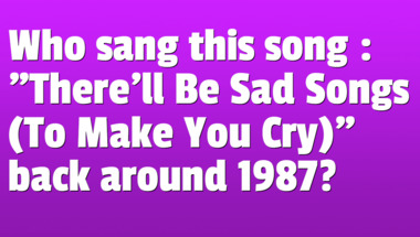 Quiz about songs from the 1980s