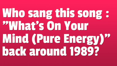 Quiz on songs from the 1980s