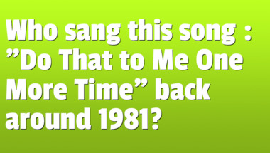 Quiz on songs from the 1980s