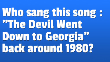 Quiz on songs from the 1980s