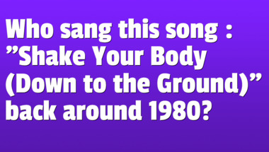 Quiz about songs from the 1980s