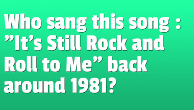 Quiz on songs from the 1980s