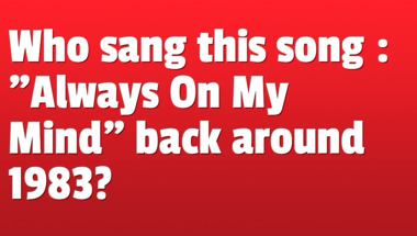 Quiz on songs from the 1980s
