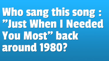 Quiz on songs from the 1980s