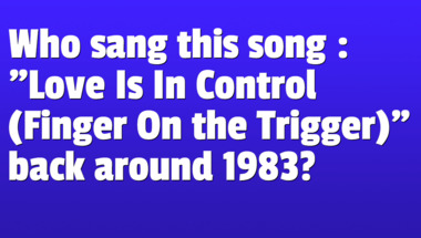 Quiz on songs from the 1980s