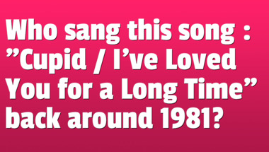 Quiz on songs from the 1980s