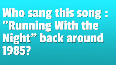 Quiz on songs from the 1980s