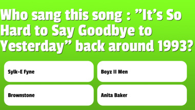 Quiz on Music from the 1990s