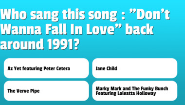 Quiz on Music from the 1990s
