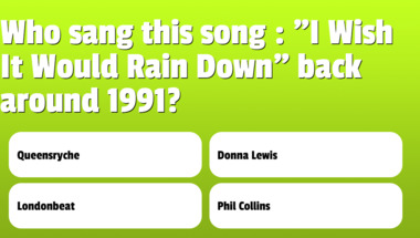 Quiz on Music from the 1990s