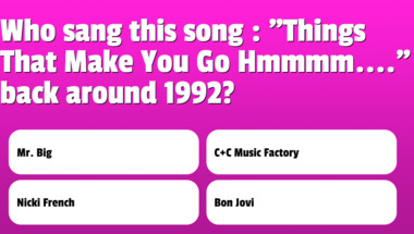 Quiz on Music from the 1990s
