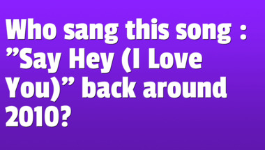 Quiz on songs from the 2010s