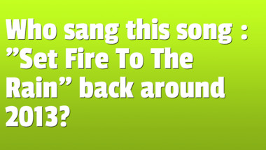 Quiz on songs from the 2010s