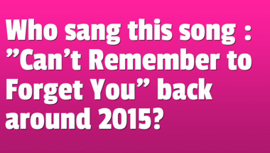 Quiz on songs from the 2010s