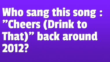 Quiz on songs from the 2010s