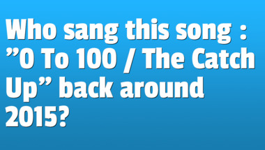 Quiz on songs from the 2010s