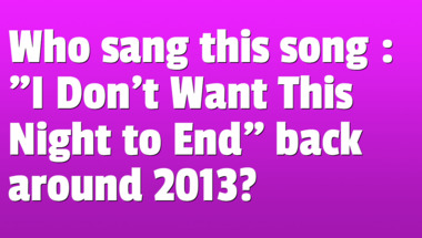 Quiz on songs from the 2010s