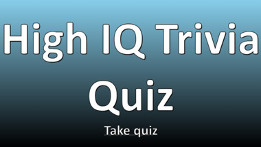 High IQ test