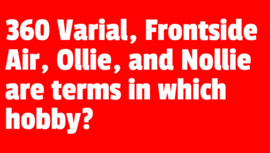 Trivia quiz on various general knowledge topics