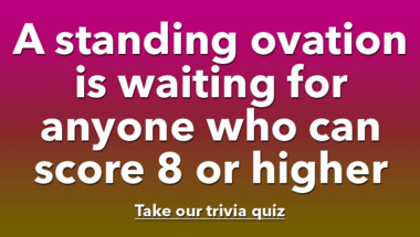 10 trivia questions covering a variety of topics