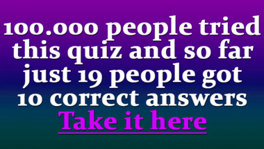 Trivia quiz with general knowledge topics