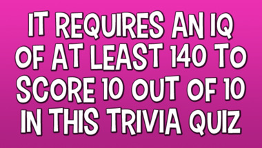 Trivia quiz for people who are not just all talk
