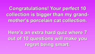 Smart enough for this trivia quiz?